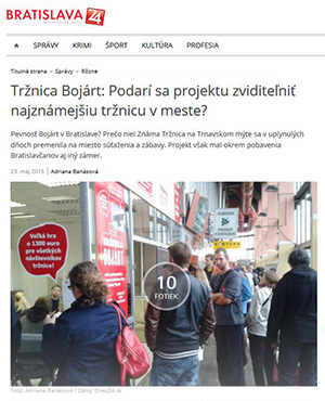 Tržnica Bojárt: Podarí sa projektu zviditeľniť najznámejšiu tržnicu v meste?